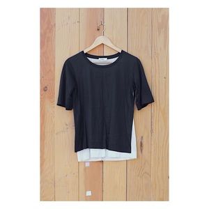 Jill sander double layered tee